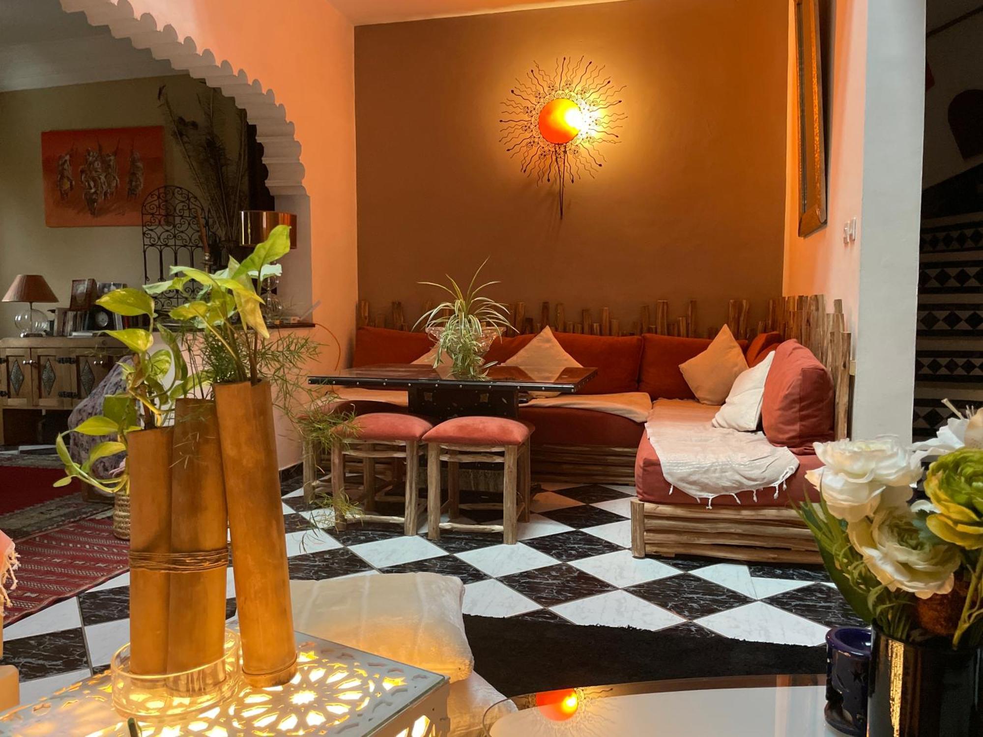 Riad Palmier Fleuri مراكش المظهر الخارجي الصورة