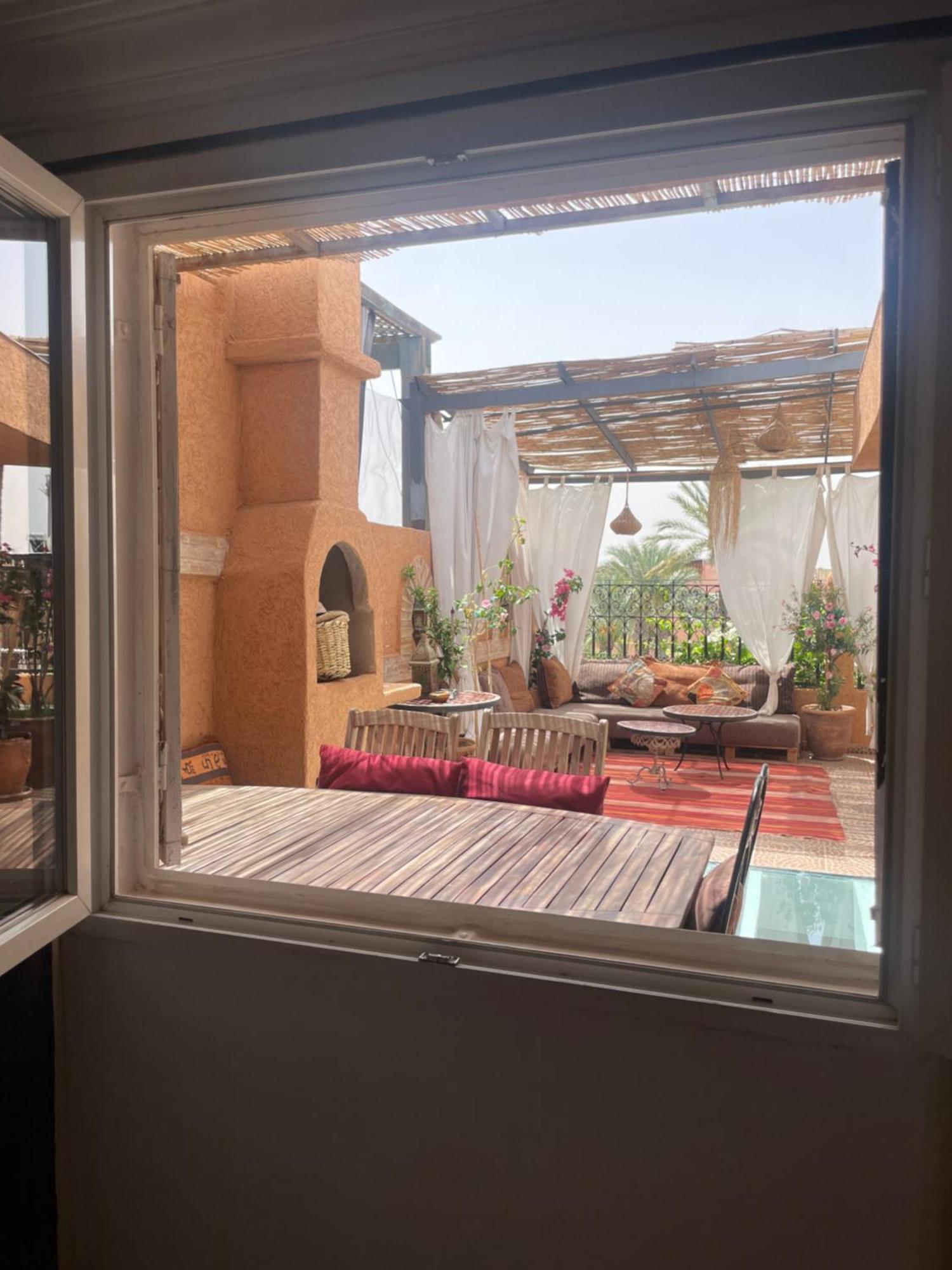 Riad Palmier Fleuri مراكش المظهر الخارجي الصورة