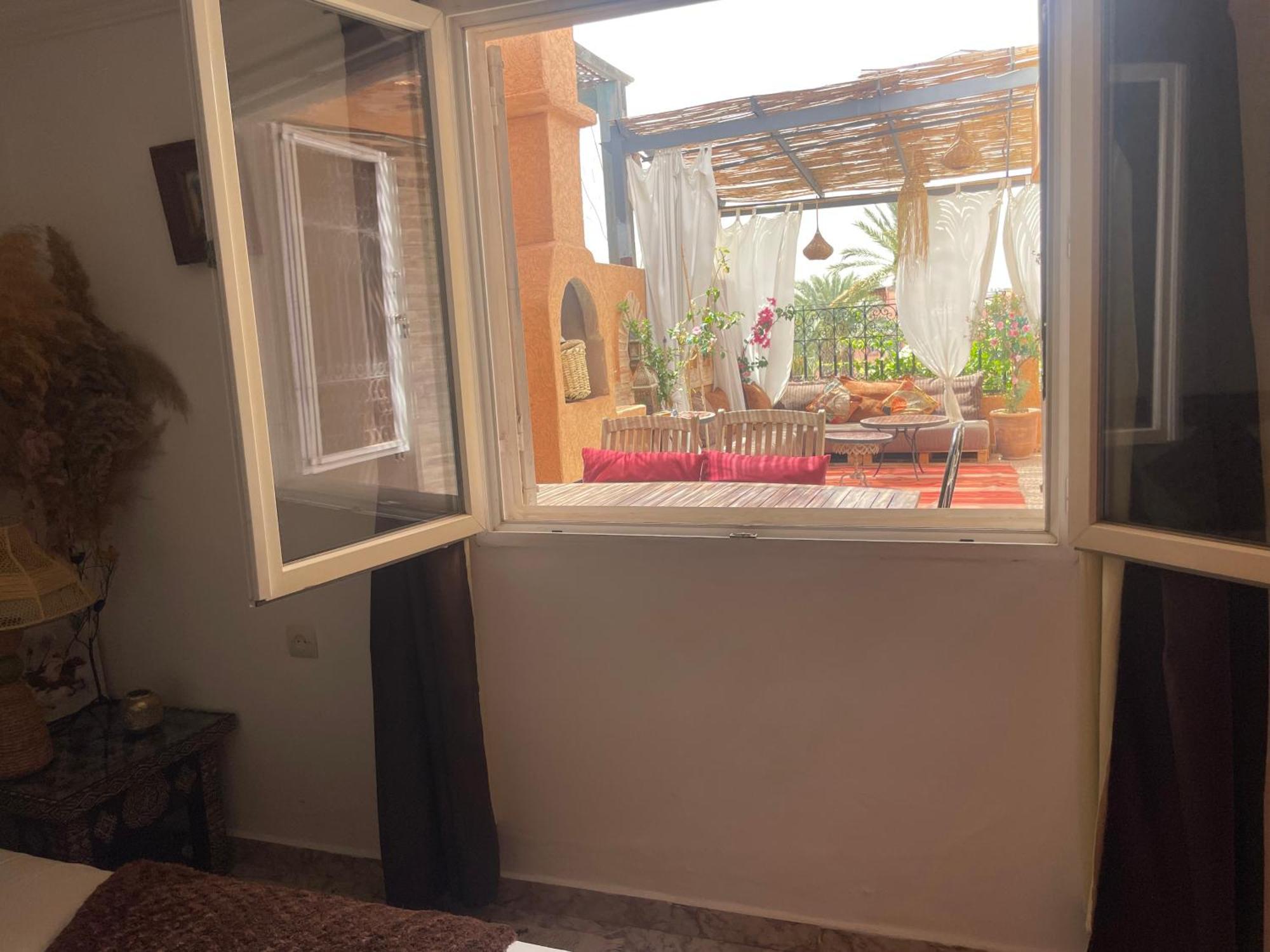 Riad Palmier Fleuri مراكش المظهر الخارجي الصورة