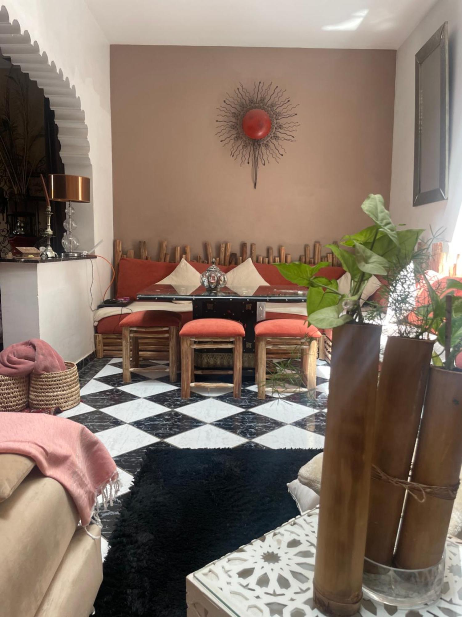 Riad Palmier Fleuri مراكش المظهر الخارجي الصورة
