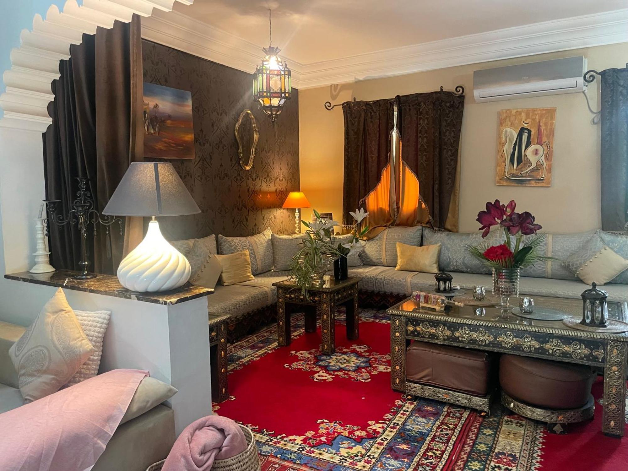 Riad Palmier Fleuri مراكش المظهر الخارجي الصورة